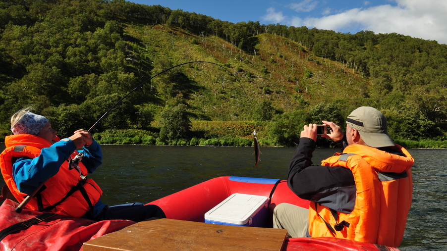 Rafting and fishing. Volcanoes Mutnovsky, Gorely, Avacha