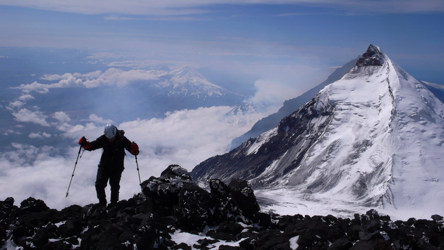Climbing the Klyuchevskaya Sopka Volcano