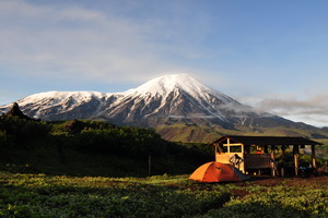 Trekking around the Tolbachik Volcano